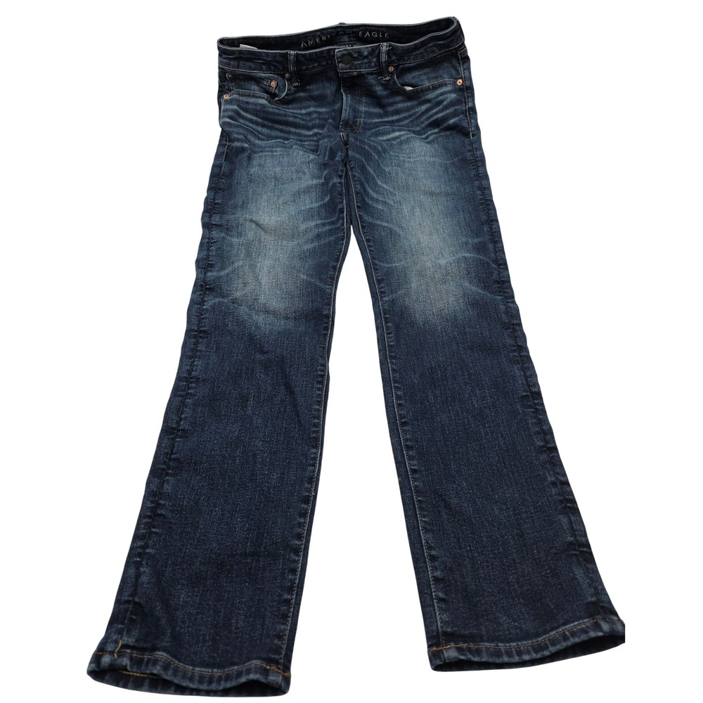 American Eagle Outfitters Mens Jeans AirFlex Temp Tech Straight Dark Wash 34x34